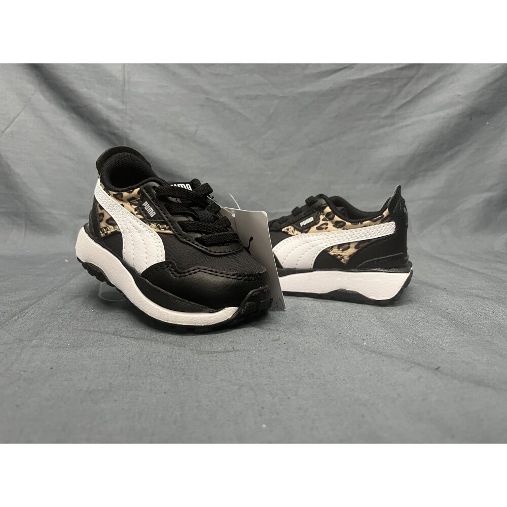 Puma Toddlers Cruise Rider Summer Roar Inf Sneakers Lace Up Black Size 4 NEW!